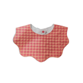 Babero impermeable vichy rosa